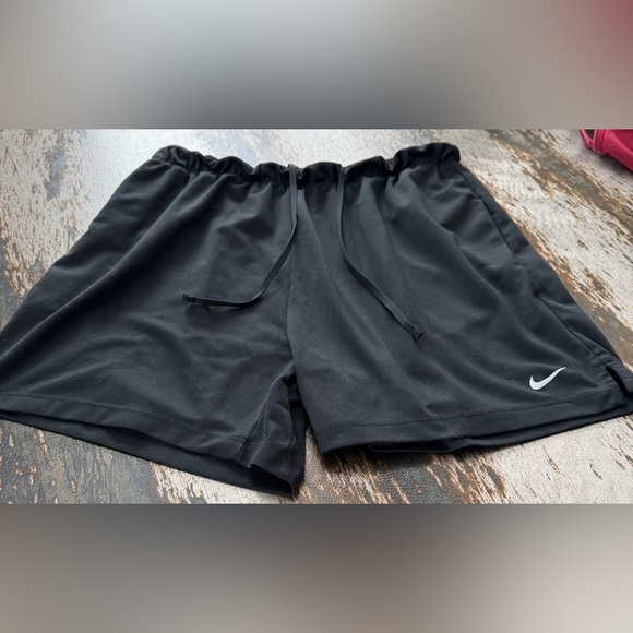 Nike Pants - Nike Black Athletic Shorts with Drawstring